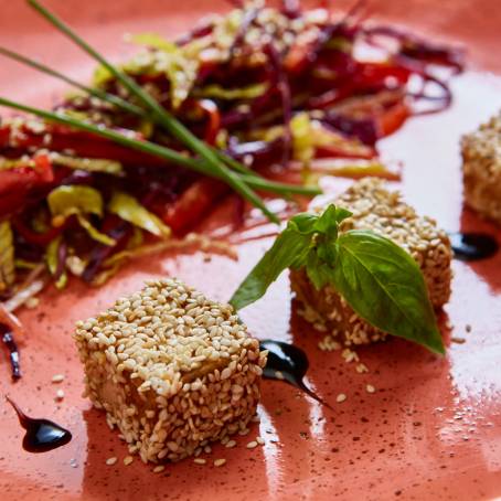 Flavorful StirFried Tofu with Sesame and Greens