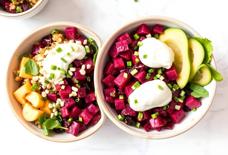 Flavorful Vegan and Gluten Free Beet Poke Bowls  A Fresh and Nourishing Plant Based Option