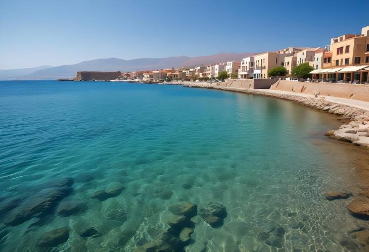 Floral Bliss Summer Blooms Overlooking Chania Bay, Crete