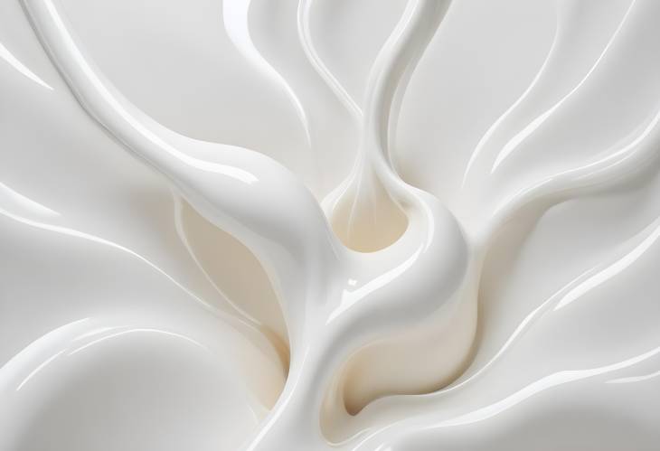 Fluid Motion Abstract Milk Circulation Background