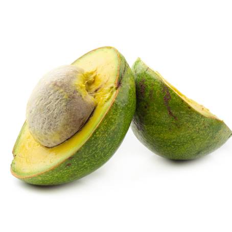 Fresh Avocado Closeup on White Background, Sliced and Isolated, Perfect for Nutritious Meals