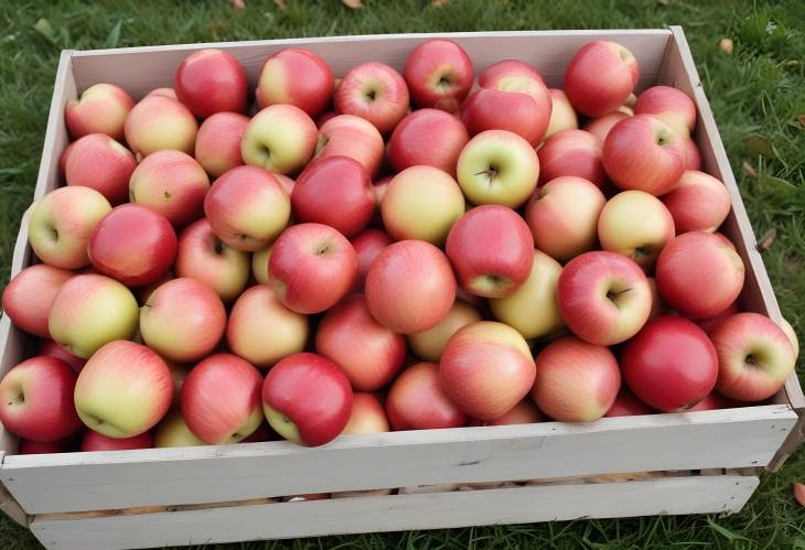 Freshly Picked Apples Ideal for Delicious Apple Pies, Fresh Salads, and Healthy Treats