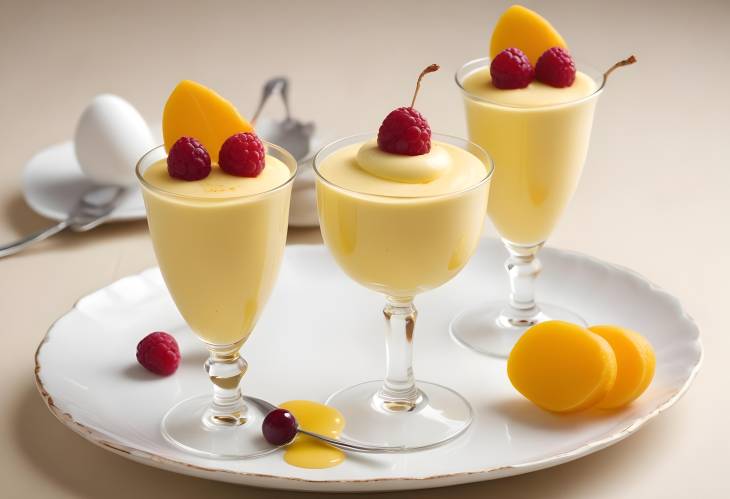 Frothy Zabaglione A Light Custard Dessert with Egg Yolks and Wine