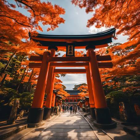 Fushimi Inaritaisha Gate Journey to Heaven in Kyoto