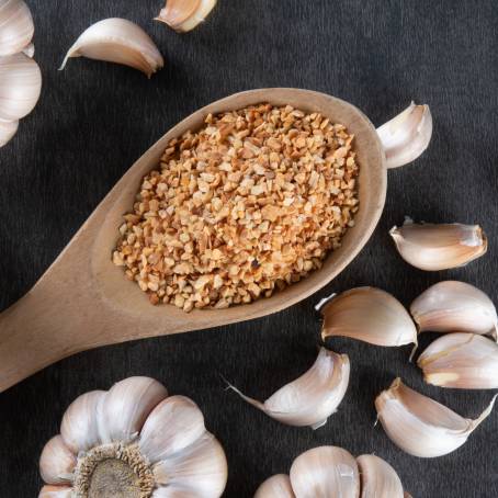 Garlic Bulbs and Cloves Isolated on Clean White