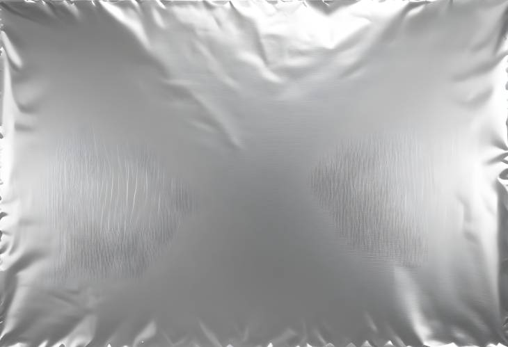 Glossy Shiny Silver Foil Background from Above