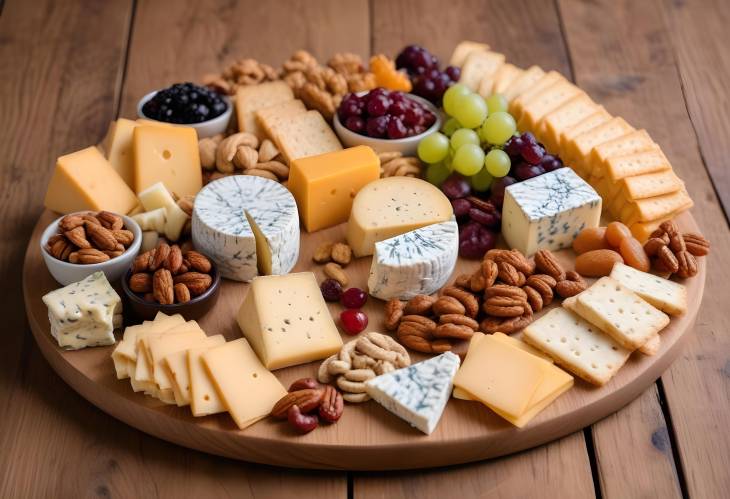 Gourmet Cheese and Nut Platter for Entertaining