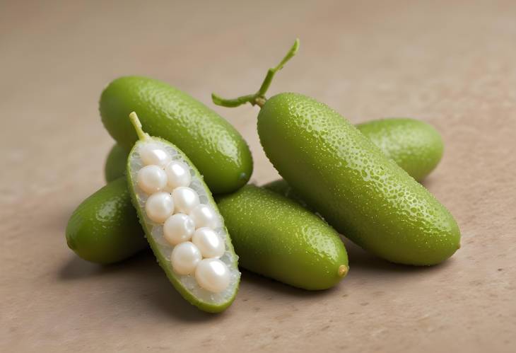 Gourmet Finger Lime with Tangy Burst, Fresh Citrus with Pearl like Vesicles