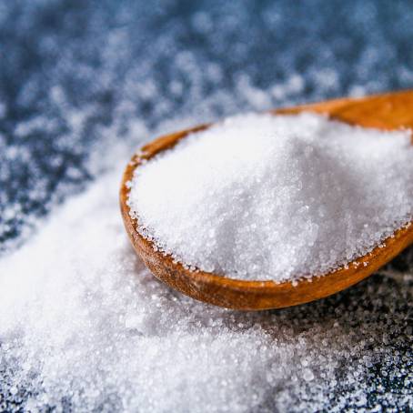 Gourmet Salt Crystals in a Rustic Plate