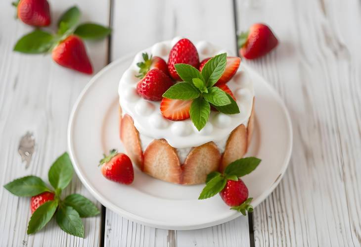 Gourmet Strawberry Cake A Touch of Mint