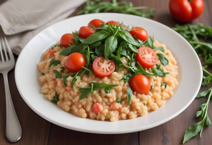 Gourmet Tomato and Arugula Risotto A Fresh and Peppery Classic