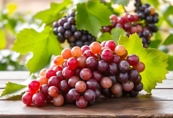 Grapes Natures Candy on the Table