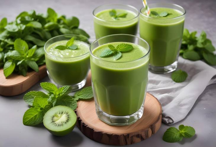 Green Smoothie with Mint A Nutritious and Delicious Way to Boost Your Day