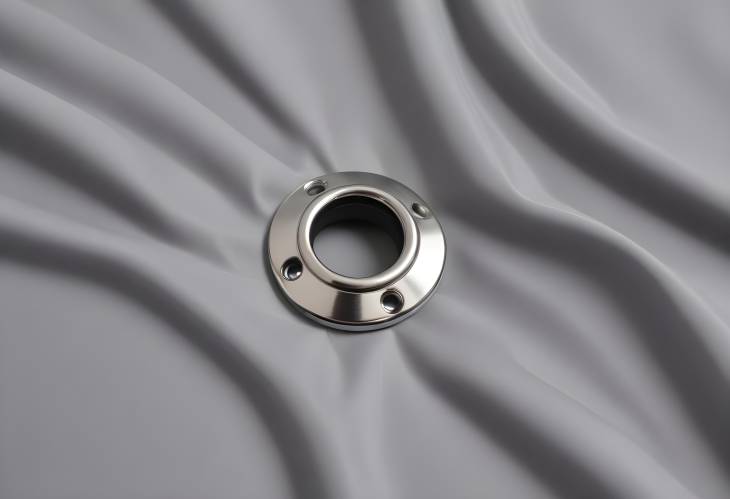 Grey Raincoat Fabric with CloseUp of Metal Grommet Detailing