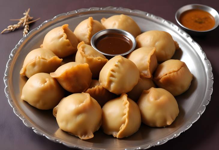 Gulgule Sweet and Crispy Jaggery Dumplings with Wheat Flour, Deep Fried to Perfection