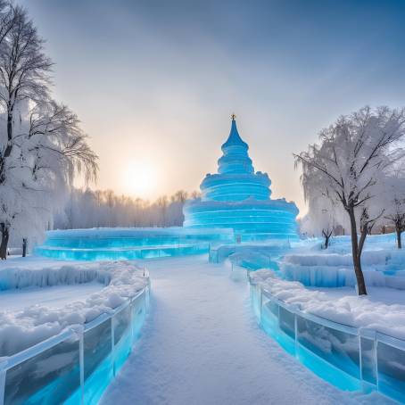 Harbin 2018 Ice Snow World Grand Opening Discover the Ice Snow Blooming Garden Theme