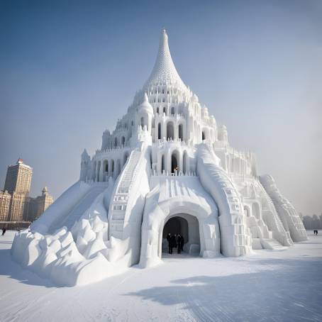 Harbin Winter Festival 2018 Enormous Snow Sculptures and Ice Art at 30th Expo