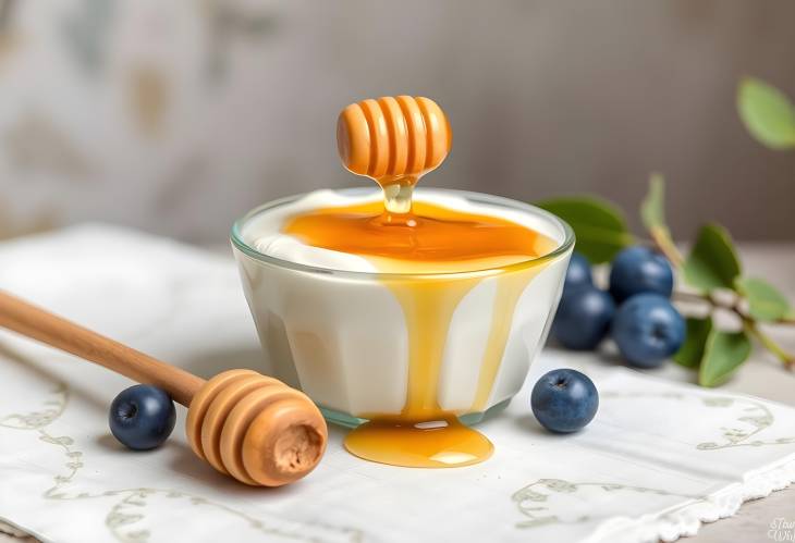 Healthy Yogurt and Honey Combo  A Simple and Nutritious Breakfast or Snack Idea