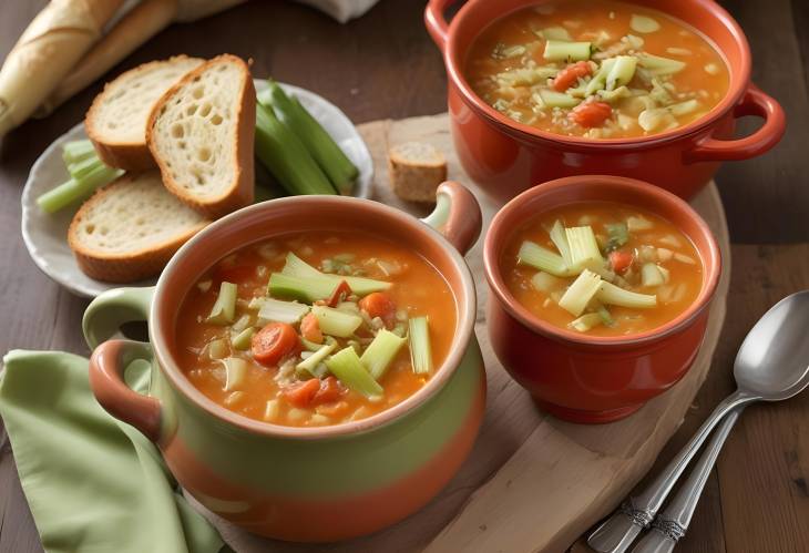 Hearty Leek, Tomato, and Bread Soup Comfort in Every Spoonful