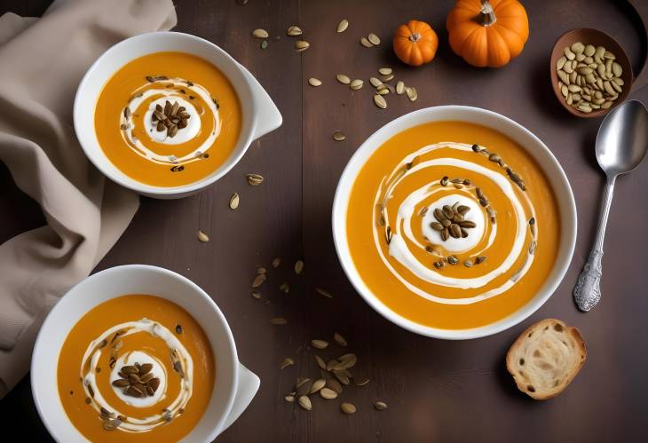 Hearty Pumpkin Soup with a Creamy Touch