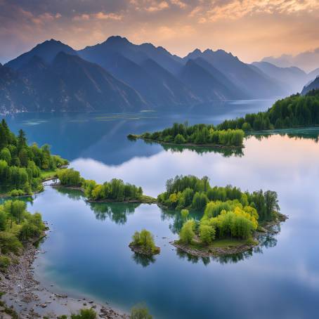 Heaven Lake at Tianshan Tianchi National Geopark A tranquil natural escape