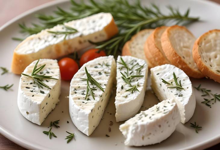 Herb Infused Goat Cheese Tangy and Aromatic Cheese Perfect for Appetizers