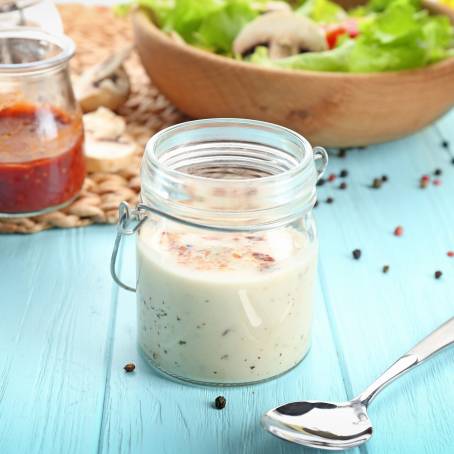 HerbLoaded Homemade Ranch Dressing in a Small Jar