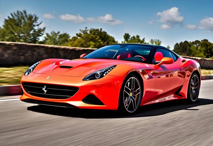 High Definition Ferrari Car Images Detailed Photos of Red Ferrari Sports Car