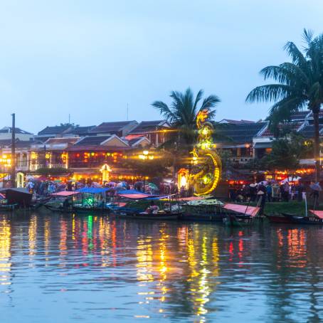 Hoi Ans Colorful Boats A River of Lanterns