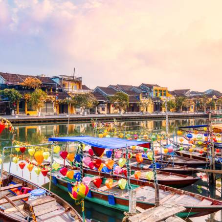 Hoi Ans Lantern Lit Boats A River Celebration