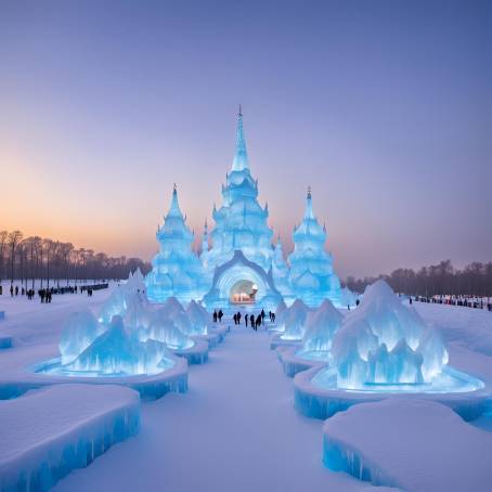 Ice Snow World Harbin 2018 Ice Snow Blooming Garden Theme Official Launch Event