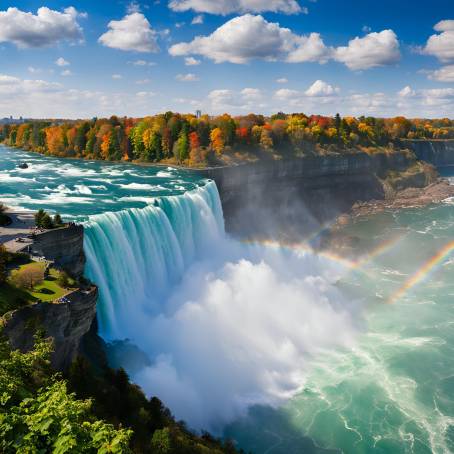 Iconic Niagara Falls from the Canadian Side Majestic Waterfalls and Scenic Ontario Views