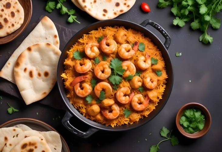 Indian Spice and Flavour Shrimp Biryani and Tikka Masala