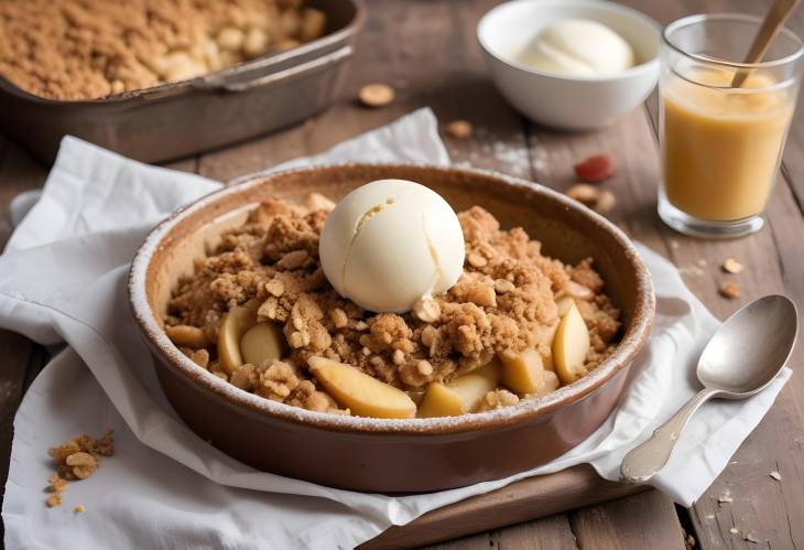 Irresistible Apple Crumble with Oat Topping