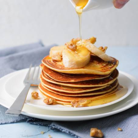 Irresistible Pancakes with Honey