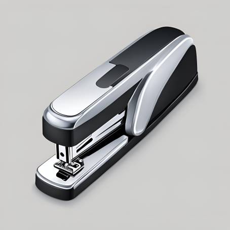 Isolated Office Stapler on White Surface Clean and Functional Design