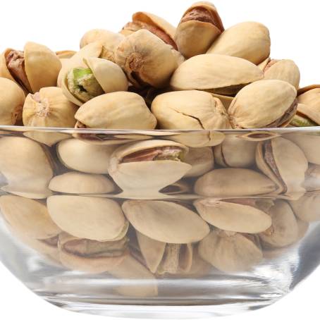 Isolated Pile of Pistachios in Their Peel