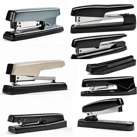 Isolated Stapler on White Background Simple and Essential for Offices