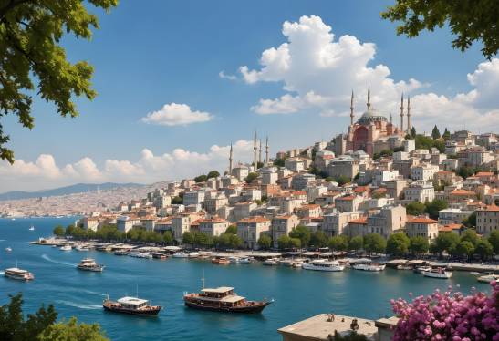 Istanbul Summer Cityscape A Vibrant Urban Oasis