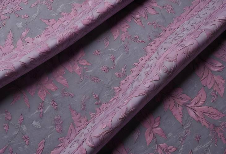 Jacquard Cotton Textile with Processed Cuts, Oblique Binding  Lining Seam, Detailed Design