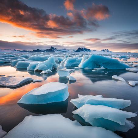 Jokulsarlon Glacier Lagoon Iceland Pristine Beauty with Icebergs and Glacial Waters