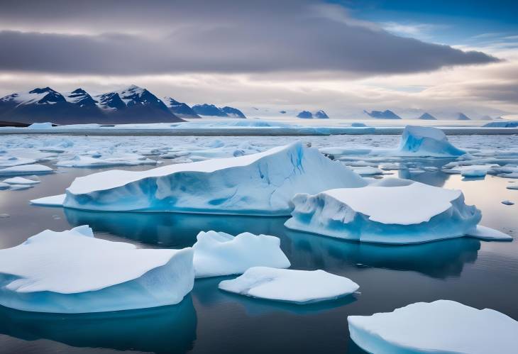 Jokulsarlon Icebergs Stunning Glacial Landscape in Vatnajokull National Park, Iceland