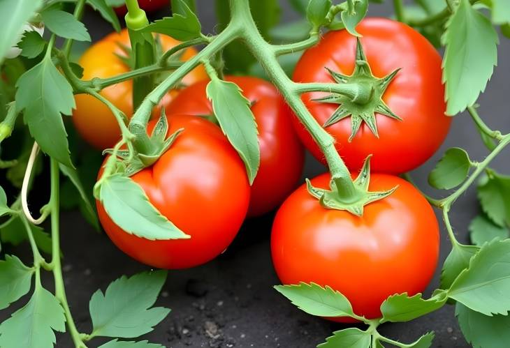 Juicy and Sweet Early Girl Tomato Classic Early Ripening Variety with Rich Flavor