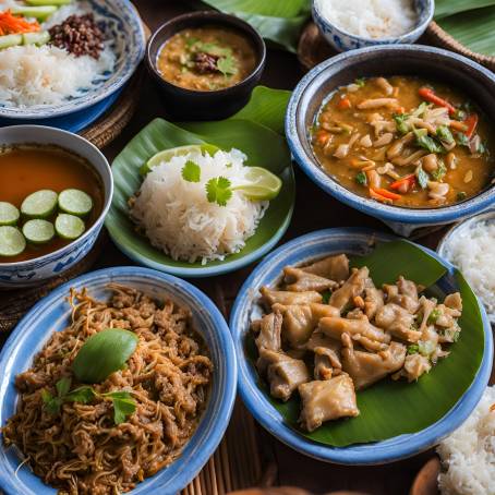 Khantok Dinner Experience Traditional Thai Cuisine at Pa Pong Pieng Homestay, Chiang Mai