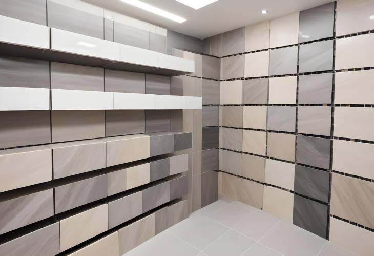 Kitchen and Bathroom Tile Display Innovative Tiling Options for Floors and Walls