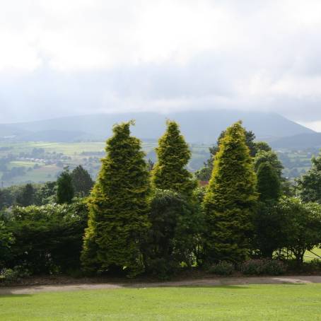 Lancashire Pendle Hill Scenic Green Hills and Countryside