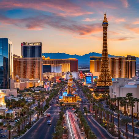 Las Vegas Strip Panorama Hotels and Casinos in Nevada