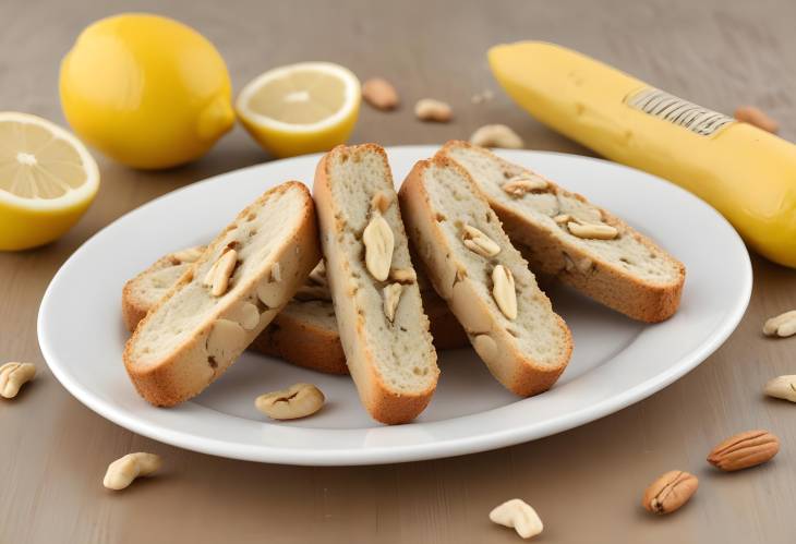 Lemon Nut Biscotti Crispy Biscotti with Zesty Lemon and Crunchy Nuts