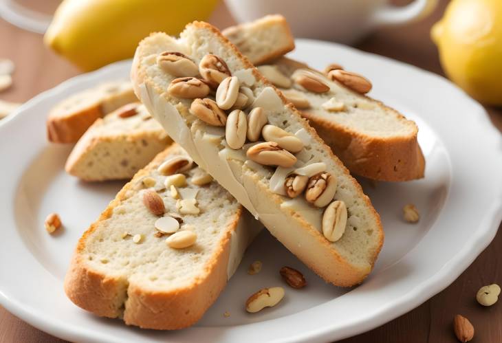 Lemon Nut Biscotti Tangy Lemon and Nutty Crunch Biscotti for a Delightful Snack