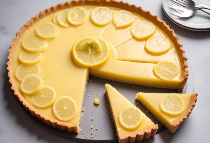 Light and Flaky Lemon Tart Slices for Dessert